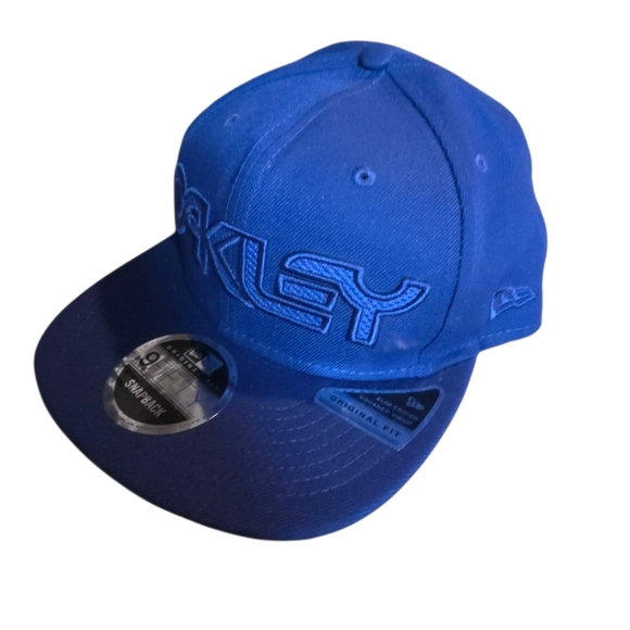 NWT Oakley B1B Meshed  Logo Fb Hat Poseidon Blue - Picture 5 of 14